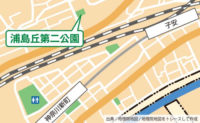 公園の位置図