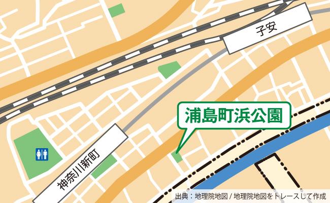 公園の位置図