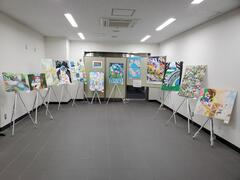 区庁舎展示