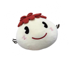 ぼたんちゃんもちふわクッション