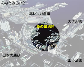 象の鼻地区の位置