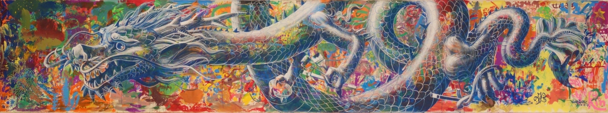 巨大壁画アートの画像