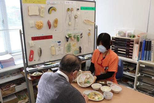 栄養相談の様子