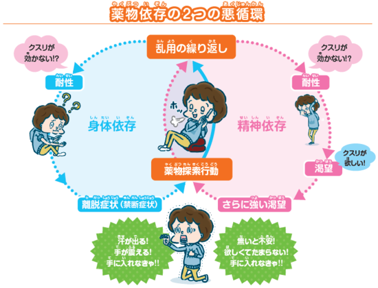 薬物依存の２つの悪循環