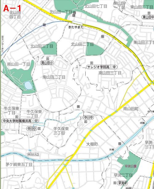 港北区公園マップ　Ａ－１