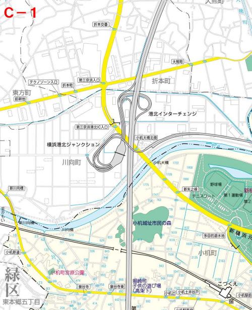 港北区公園マップ　Ｃ－１