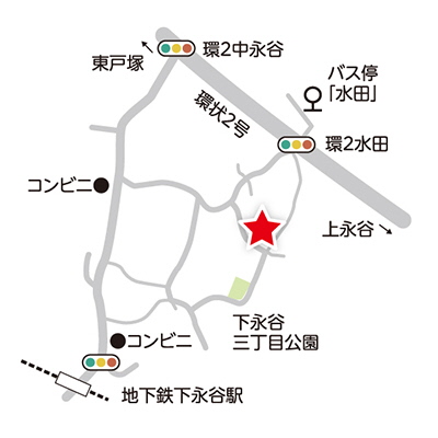 下永谷地域ケアプラザ周辺図
