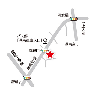 日野南地域ケアプラザ周辺図