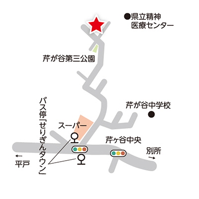 芹が谷地域ケアプラザ周辺図