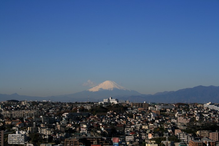 上大岡東３丁目から見た富士山