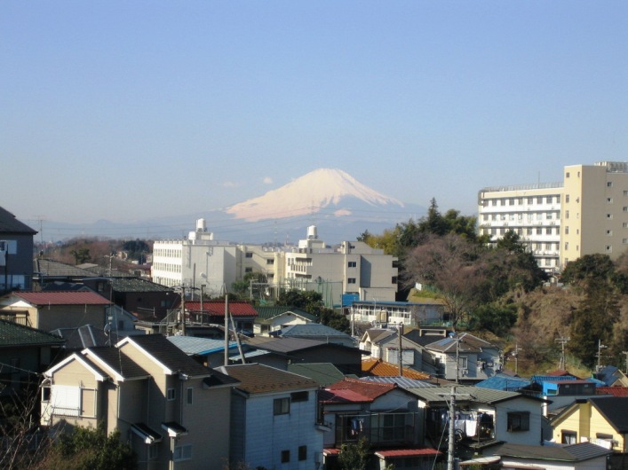 芹が谷一丁目公園から見た富士山