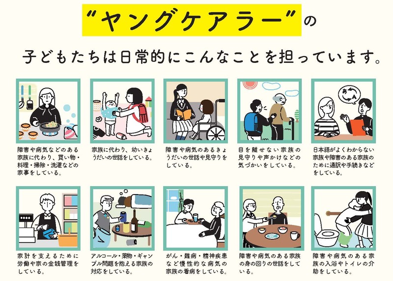 法令上の定義はありませんが、一般に、本来大人が担うと想定されている家事や家族の世話などを日常的に行っ