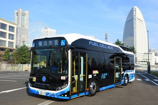 燃料電池バス車両の画像