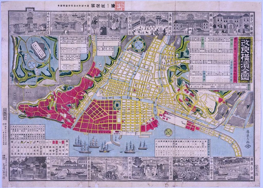 改良横浜全図の画像
