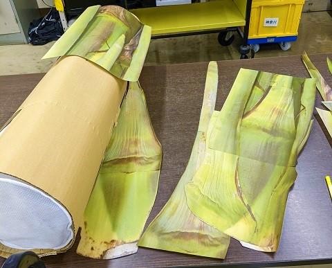 リュウゼツラン模型の制作過程