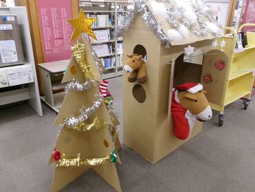 クリスマスツリーとモックのおうち画像