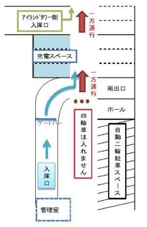 馬車道充電スタンド位置