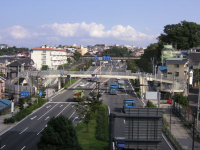 横断歩道橋（写真　笹下歩道橋）