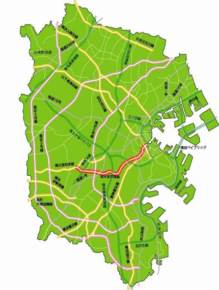 桜木東戸塚線の地図
