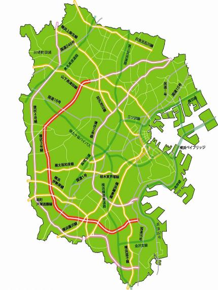 環状３号線の地図