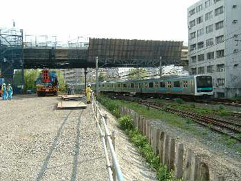 ＪＲ根岸線交差部