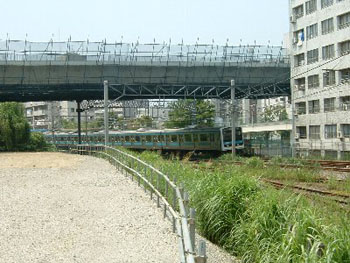 ＪＲ根岸線交差部