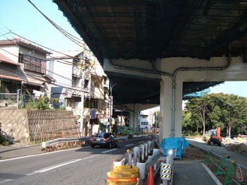環状２号線（本線）との交差部