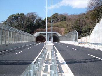 トンネル部海側