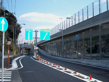 環状２号線との交差部
