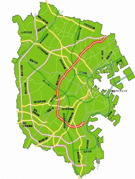 環状２号線の地図