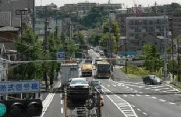 岩崎ガードから保土ケ谷橋方向