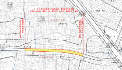 事業区間図