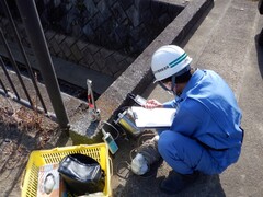 測定の様子