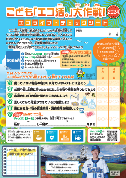 エコライフ・チェックシートの画像