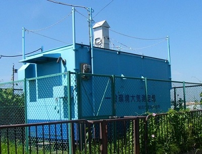 大気常時監視局の外観