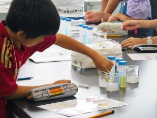 水質事故発生！原因物質は何？の様子