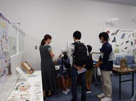 豊かな海づくりについての展示の様子
