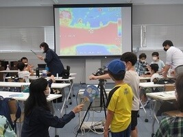 サーモカメラで表面温度の変化を見てみよう！