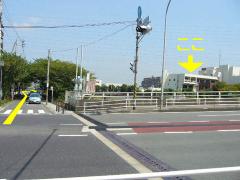 環３柏尾川大橋交差点の写真