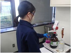分析の様子
