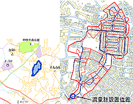 旭区紙白根地区案内図