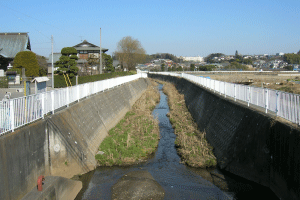 梅田川河川拡幅後