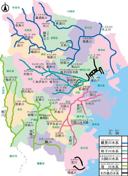 横浜の河川