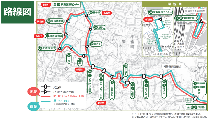 運行ルート（4月1日から）