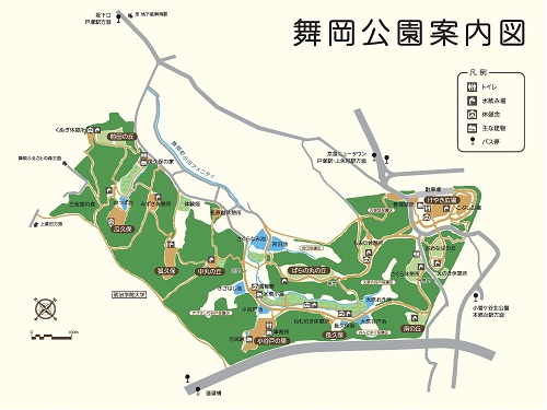 舞岡公園園内マップ
