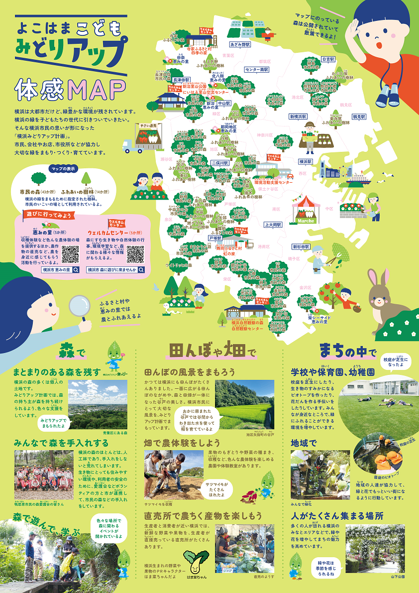 「こどもみどりアップ」中面画像