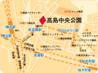 高島中央公園案内図