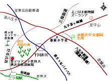 都岡地区恵みの里周辺地図