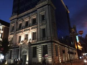 ライトアップ　損保ジャパン日本興亜横浜馬車道ビル（旧川崎銀行横浜支店）