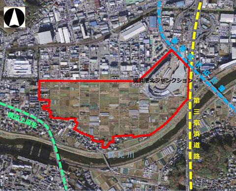 川向地区図